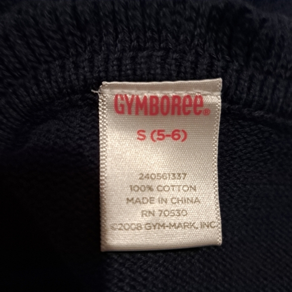Gymboree girls size small or 5/6 button up knit shirt sweater - Picture 2 of 3